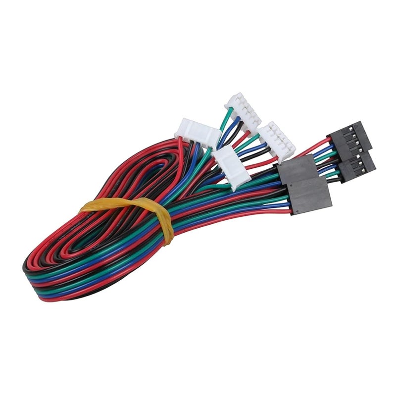 4Pcs 1M 4Pin XH2 0 To 6Pin Two Phase Stepper Motor Connector Cable For 3D Printer - Image 1